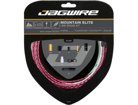 Kit de Freno JAGWIRE Mountain Elite Link Brake Kit (Rojo - TU)