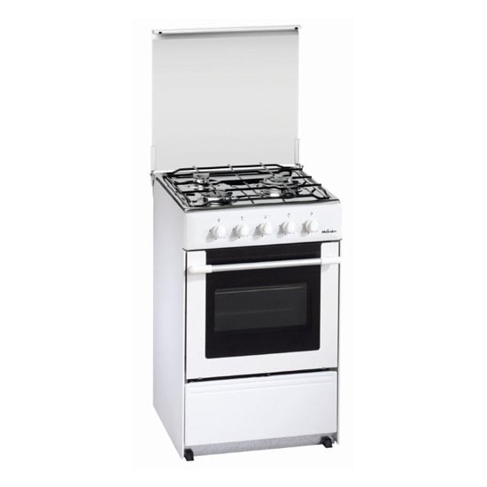 Cocina MEIRELES G1530DVW (53 L - Gas Butano-Propano - Blanco)