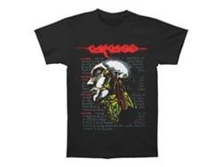 Camiseta ROCKINSTONE Carcass Anatomical Head Negra (Algodón - S)