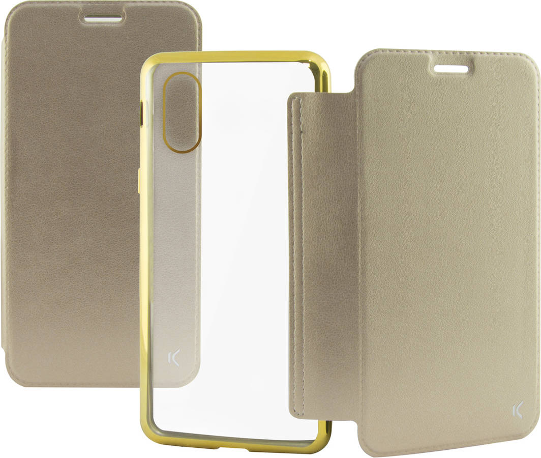 Funda iPhone X KSIX B0938FU88D Dorado