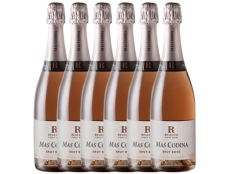 Espumante MAS CODINA Mas Codina Rosé Pinot Negro Brut Cava Reserva (0.75 L - 6 unidades)