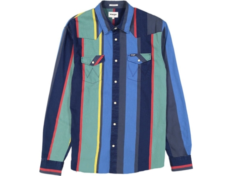 Camisa WRANGLER Hombre (Multicolor - S)