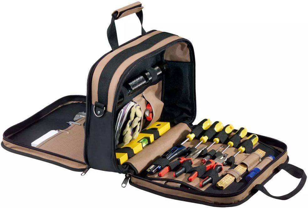 Bolsa Portaherramientas TOOLPACK Deluxe (Tela - 45x35 cm)