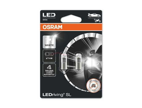 Kit 2 Lámparas Led T4W 12V1W Ledriving® Sl Blanco OSRAM