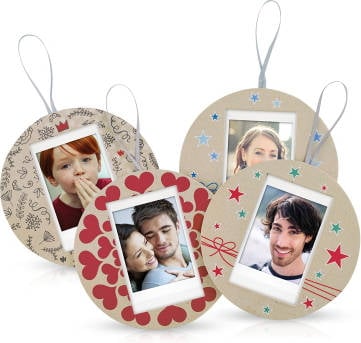 Set 4 Adornos para instax mini fujifilm 70100133809 decoration navidad dekoornamenteset