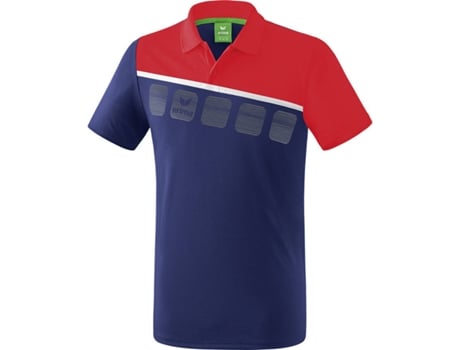 Polo para Niño ERIMA 5-C Azul, Rojo, Blanco para Multideportes (12 años)