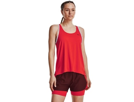 Camiseta UNDER ARMOUR Têxtil Hombre (M - Rojo)