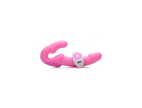 Vibrador Doble Control Remoto Rosa STRAP U