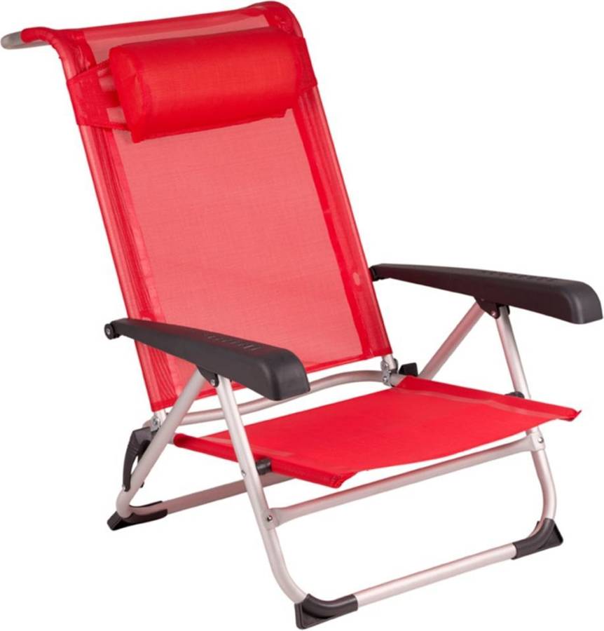 Silla de Playa BO-CAMP (Rojo - 61x61x79 cm)