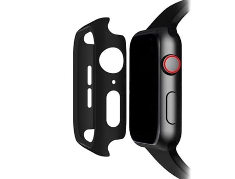 Carcasa de Reloj SLOWMOOSE para Apple Watch Screen Protector Cover Case Case Bumper (Negro - Série 38Mm 1 2 3)