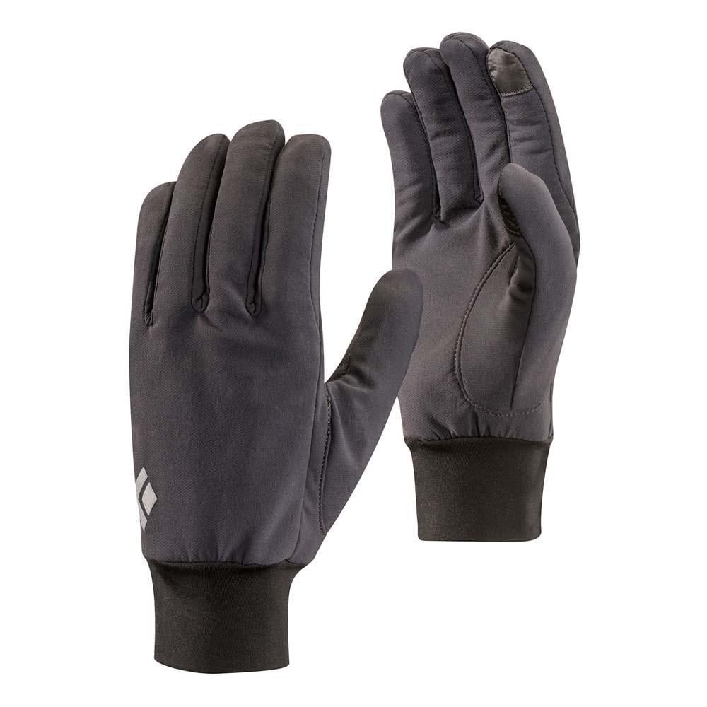 Black Diamond Lightweight softshell guantes unisexadult para hombre gris montaña