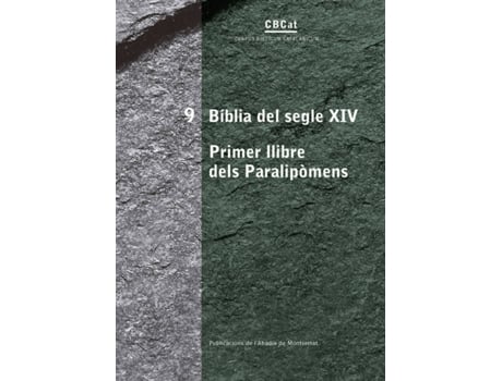 Libro .biblia Sigue xiv.primer llibre paralipomens pere casanellas segle primer dels paralipòmens tapa dura