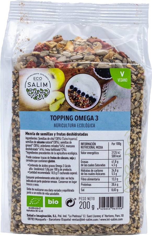 Ecosalim Topping Omega3 200g 200