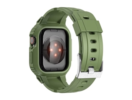 Correa Apple Watch 41mm / 40mm y 38mm Silicona con Carcasa Antigolpes Verde AVIZAR