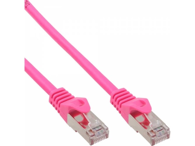 Cable de Red INLINE (RJ45 - 15 m - Rosa)