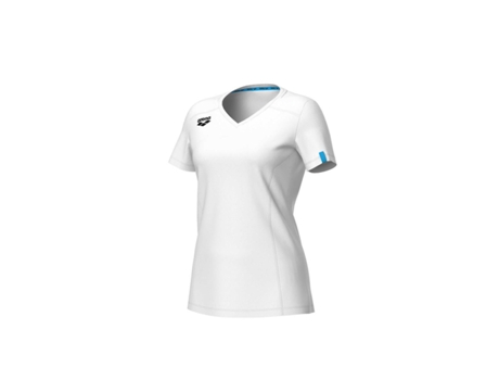 Camiseta de Mujer para Natación ARENA Team Panel Blanco (M)