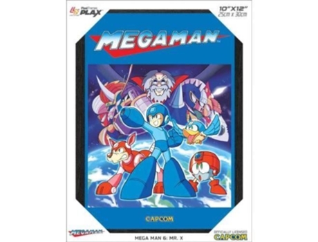 Molduras Retrogaming-Pixel Plax Mega Man Mr X Moldura Lenticular