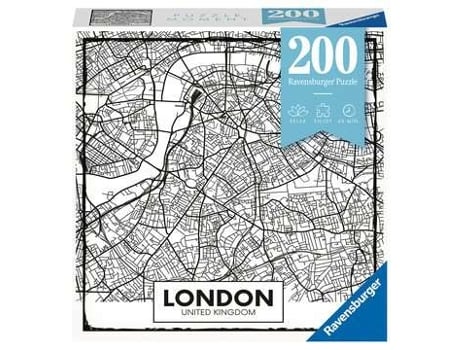 Puzzle RAVENSBURGER Big City Life rompecabezas 200 pieza(s) Mapas