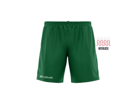 Pantalones Cortos de Fútbol Unisex GIVOVA (S - Verde)