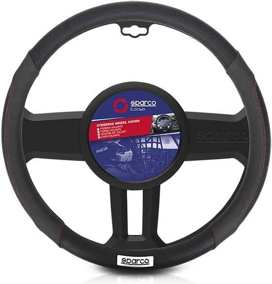 Cubierta De Volante sparco corsa c1113 negro 38 x 5 cm 1