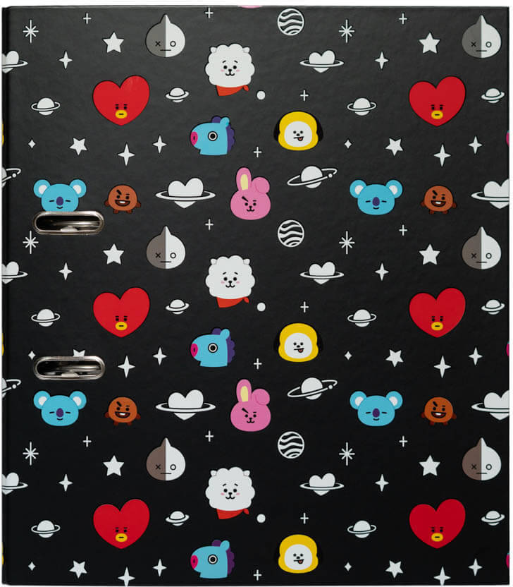 Dossier BT21 (Negro - 24.8x2.7cm)