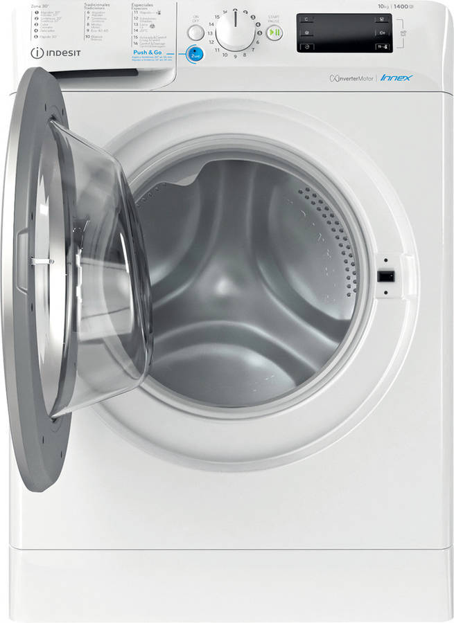 Lavadora INDESIT BWE 101484X WS SPT N (10 kg - 1400 rpm - Blanco)