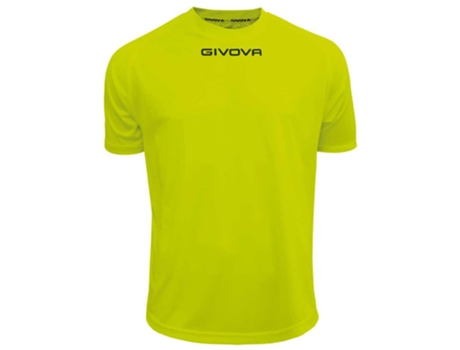 Camiseta de Hombre para Fútbol GIVOVA One Poliéster Amarillo (4XL)