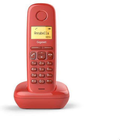 Teléfono fijo Sin Cable GIGASET A170 rojo