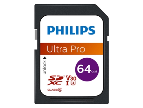 Philips Fm64Sd65B Tarjeta de Memoria 64Gb Sdxc Uhs-I Clase 10