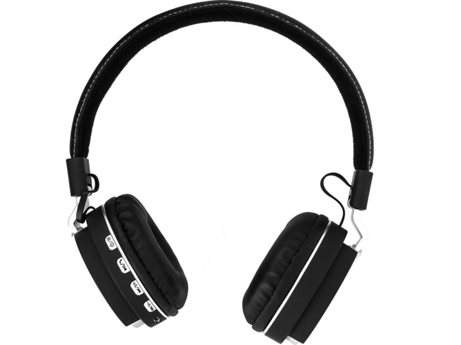 Auriculares Bluetooth AVIZAR (On Ear - Micrófono - Negro)