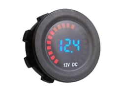 Voltímetro de pantalla Digital Led, medidor de Panel de voltaje de voltaje para motocicleta y coche, 12v ALLINLESS