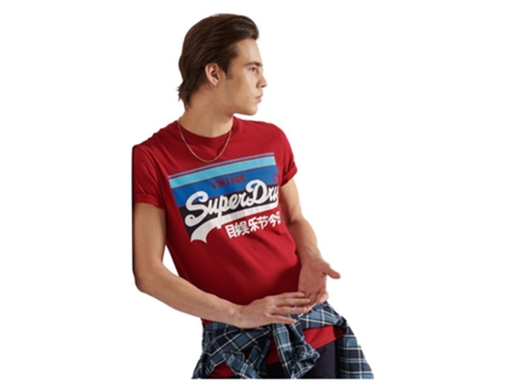 Superdry Vintage Logo Cali Stripe Short Sleeve T-Shirt