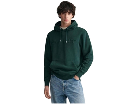 Sudadera de Hombre GANT Capucha Regular Archive Verde (S)