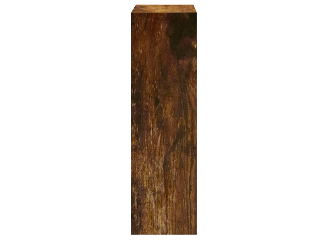 vidaXL Mueble zapatero madera contrachapada roble ahumado