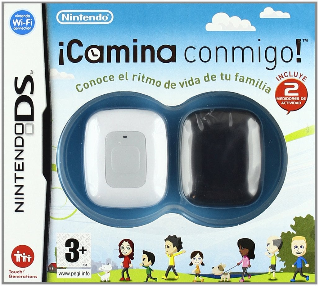 Juego Nintendo Ds Camina conmigo + 2 Medidores de actividad