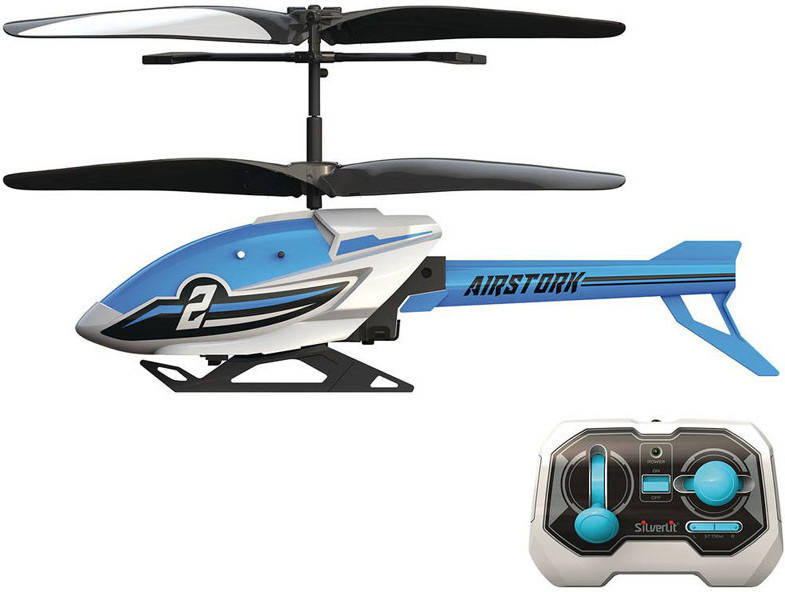 Helicóptero Teledirigido RC SILVERLIT Air Stork (Azul)