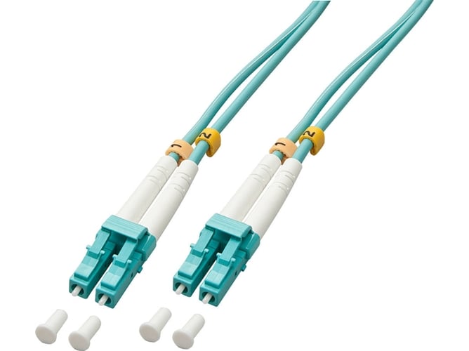 Cable Fibra Óptica LINDY (75 m - Turquesa)