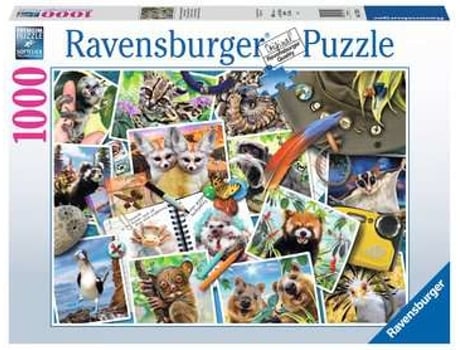 Puzzle RAVENSBURGER A Traveler's Animal Journal rompecabezas 1000 pieza(s) Animales