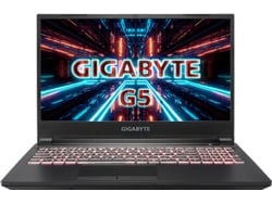 Portátil Gaming GIGABYTE G5 (Intel Core i5-11400H - NVIDIA GeForce RTX 3050 Ti - RAM: 16 GB - 512 GB SSD - 15.6'')