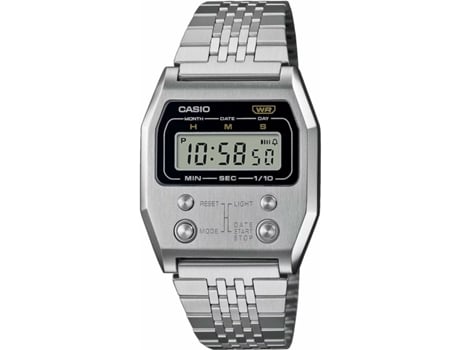 Reloj Hombre CASIO A1100D-1EF Gris Plateado