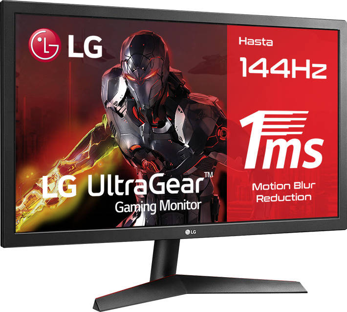 Monitor Gaming LG 24GL600F-B (24'' - 1 ms - 144 Hz - FreeSync)