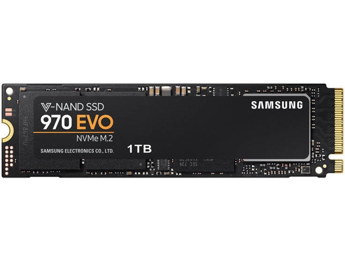 Disco SSD Interno SAMSUNG Serie 970 EVO M2 1TB (1 TB - M.2 PCI-Express - 3400 MB/s)