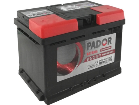 Baterías de Coche PADOR Calcium Technology (60 A -12 V -60 Ah)