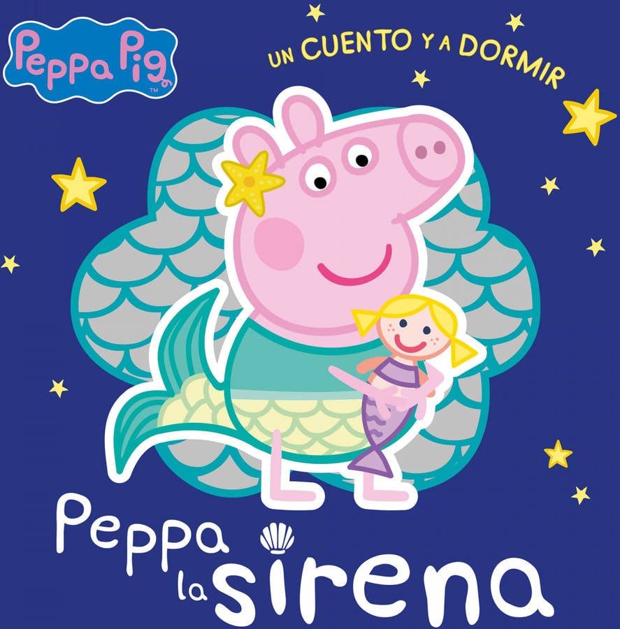 Libro Peppa La Sirena (Peppa Pig. Un Cuento Y A Dormir) de Hasbro (Español)