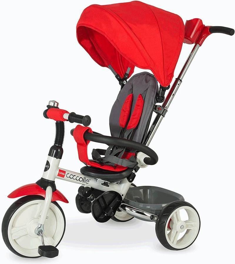 Triciclo Plegable Cocorelle modelo urbio rojo coccolle