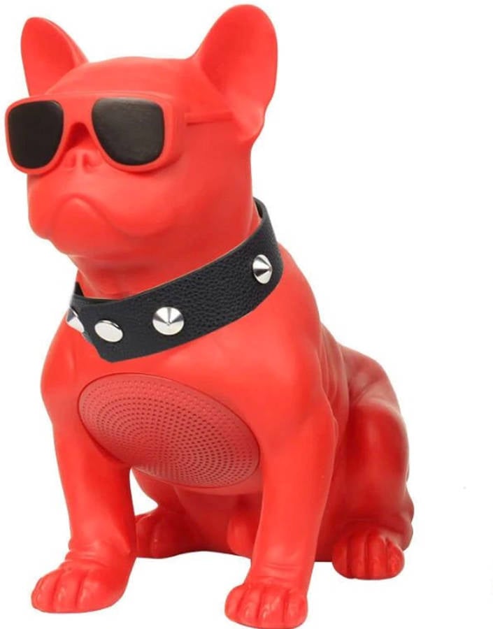 Minialtavoz KLACK Bulldog Bluetooth HD Inalámbrico (Rojo)