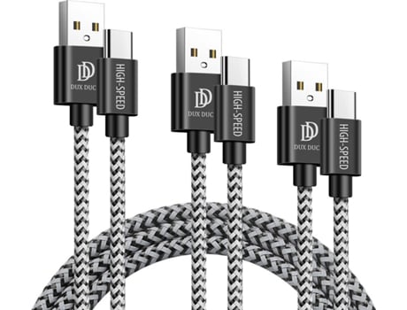 Cable DUX DUCIS (Tipo C - 2m - Negro)