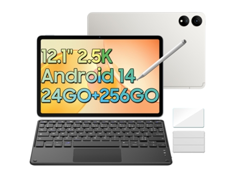 Tablet Blackview ELITE1 Teclado K1(12.1'' - 24 GB - 256 GB - Blanco) OSCAL