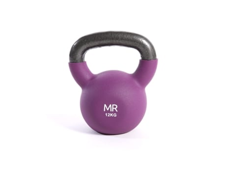 Kettlebell REBECCA MOBILI hierro fundido neopreno violeta 12 kg