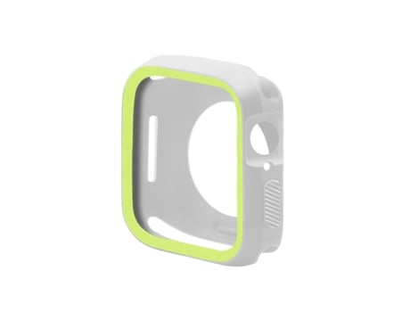 Estuche DoubleColor Military Anti-Impacto para Apple Watch Series 9 Aluminio - 41mm - Gris / Verde